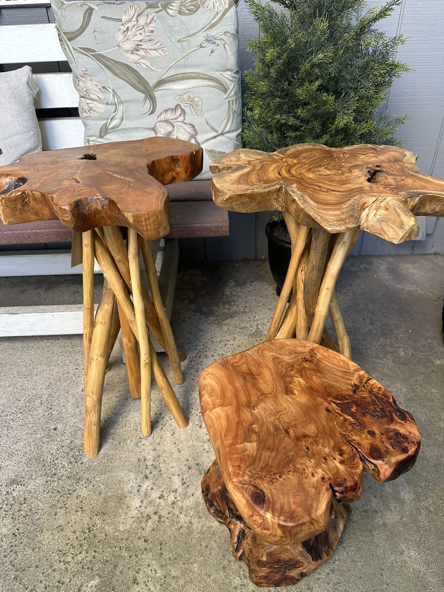 Rustic Tables And Chair