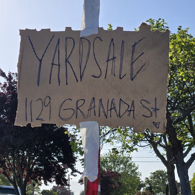 Yard Sale 1129 Granada Ave