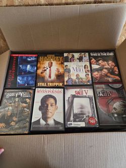 Box of DVDs