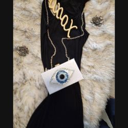 Mini Eye Design, Bag. White 