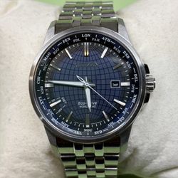 Citizen Men’s Eco Drive E784 S116252 Eco Drive Worldtime Wristwatch