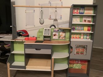 Kids Toy Kitchen Plus Super Market With Toy