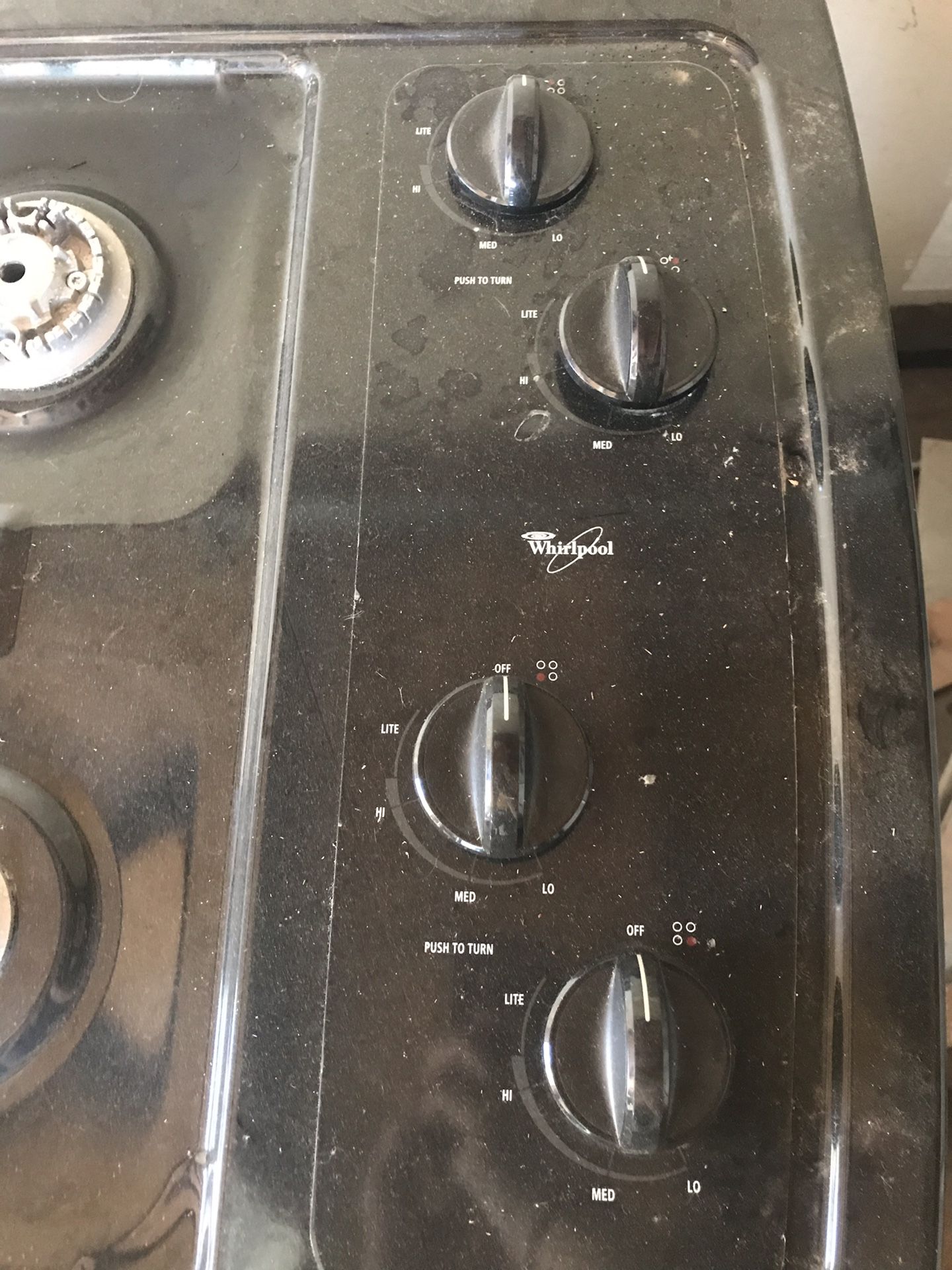 Whirlpool gas stove top 4 burner for countertops for Sale in Fullerton