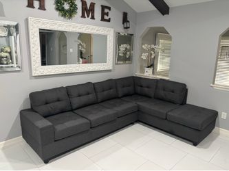 Modern Dark Gray Sectional