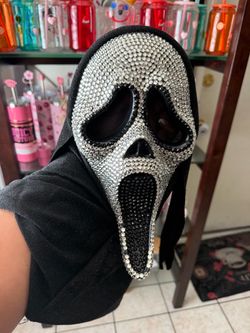 Bling Ghost face mask