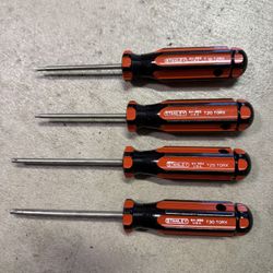 Quality Stanley TORX Screwdriver Set (4) 
