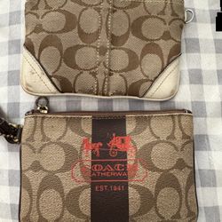 authentic Coach Wristlets 
