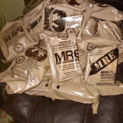 MREs  $8   Each   Heating Element To Heat Up The Food