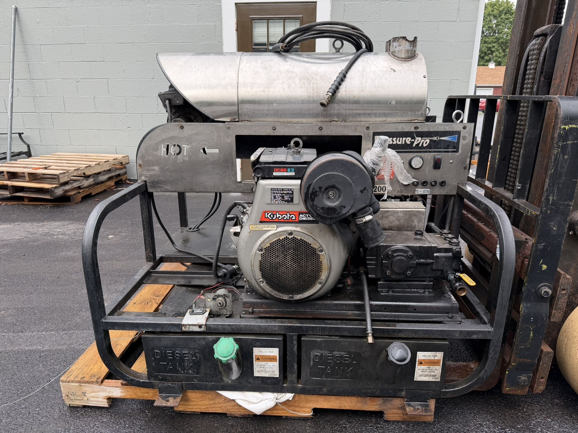 Pressure pro 3200 Diesel Hot Water Pressure Washer