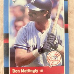 Don Mattingly 1987 Baseball Card