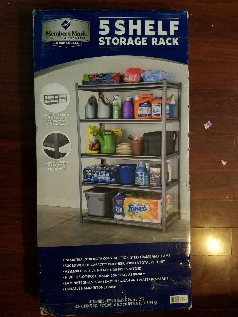 Member's Mark 5-Shelf Storage Rack