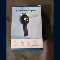 Handheld Misting Fan (Blue)