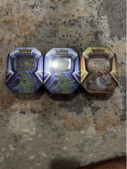 Pokemon  Cards 3 Pack Tin