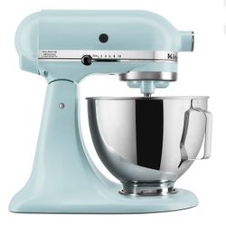 KitchenAid 4.5 Qt Deluxe Tilt-Head Stand Mixer – Mineral Water Blue – 10 Speeds
