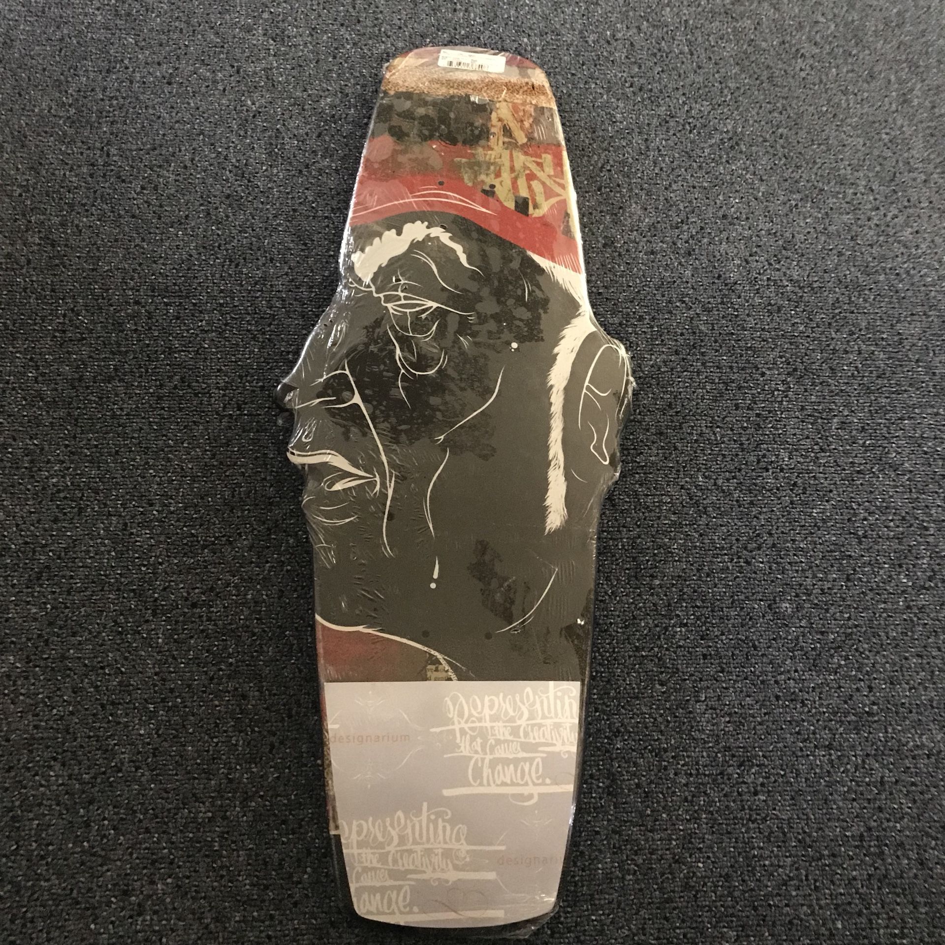 RARE Designarium Kinsey Skateboard Deck Cruiser Art Limited Numbered Natas Face