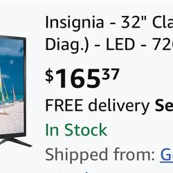 In The Box New 32” TV 