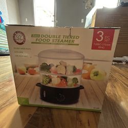 Double Tiered Food Steamer 