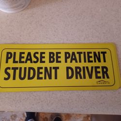 Car Magnet For Studen Driver