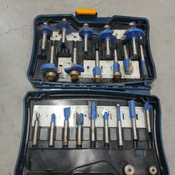 Ryobi 20 PC 1/4 inch Shank Carbide Router Bit Set