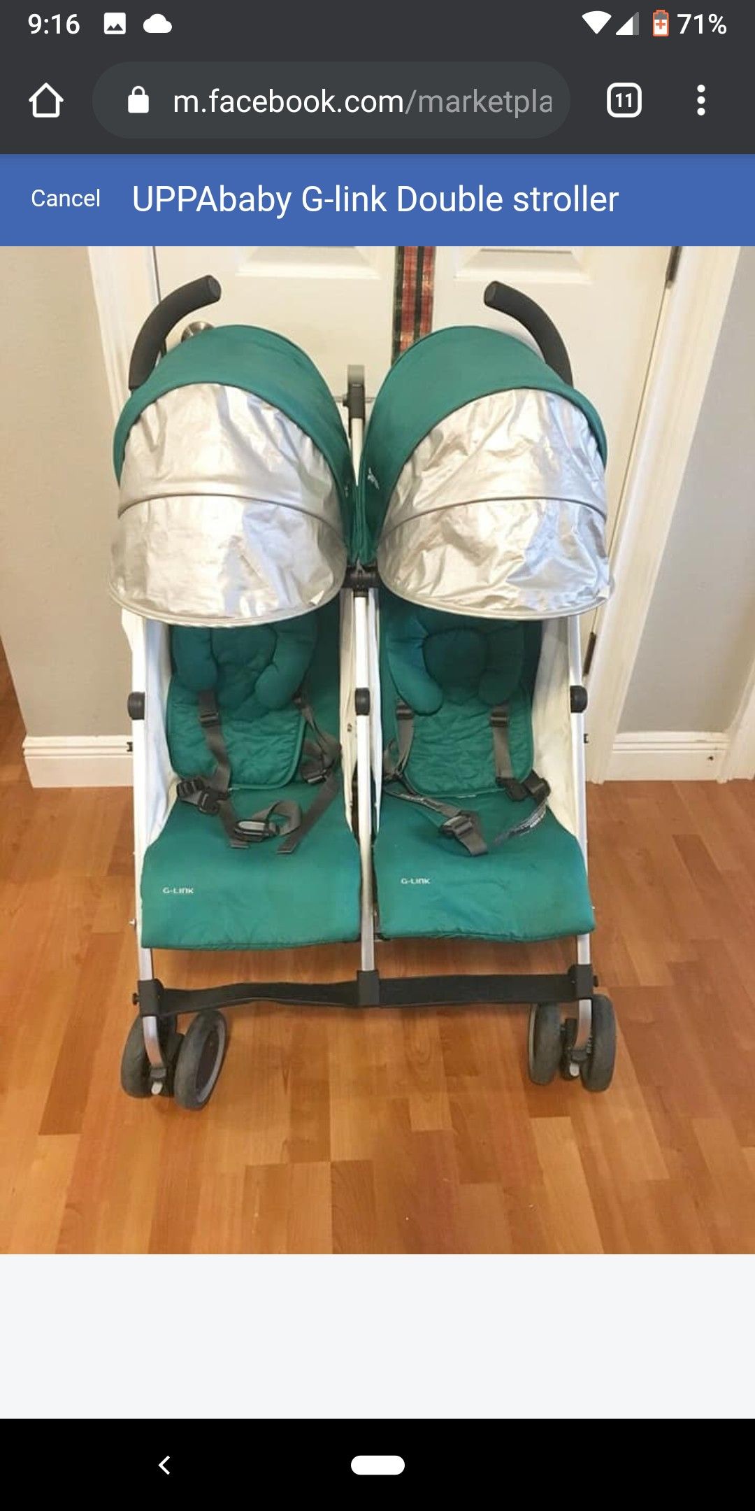 UPPAbaby G-link Double stroller