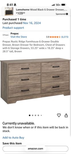 Brand new dresser