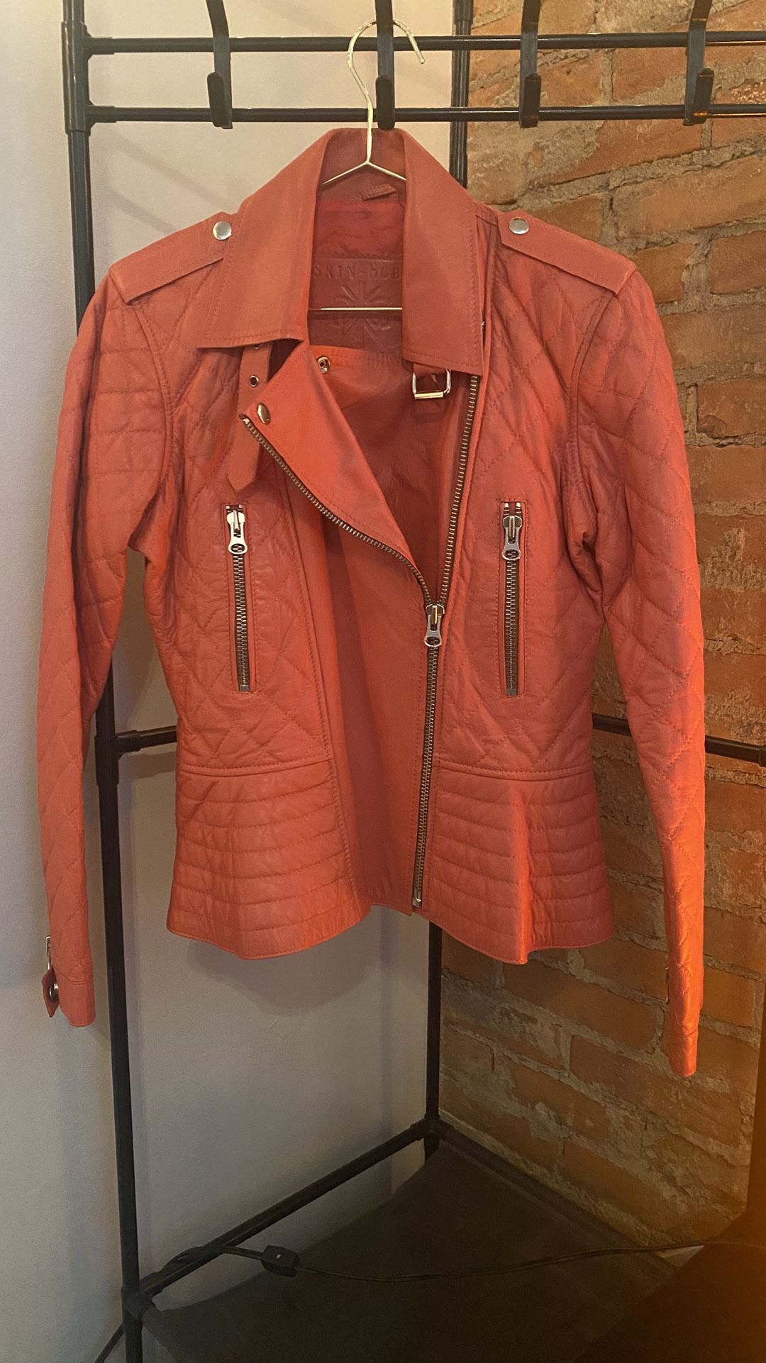Pink Leather Jacket