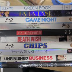 Blu-ray DVD - Lot Of 10 