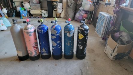 80 Cubic Feet Dive Tanks