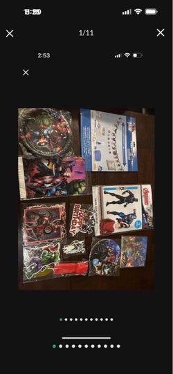 Avengers party supplies