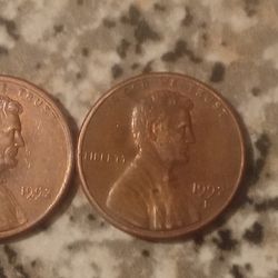 2 Pack Close Am 1992 P,D Penny !! Look !! 🙈