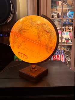 World Globe on Stand - Lights Up 16”