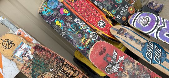Signed skate stuff and tools