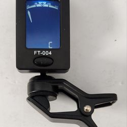 Fender FT-004 Chromatic Tuner Clip-On Digital Acoustic Electric Guitar 12-Note