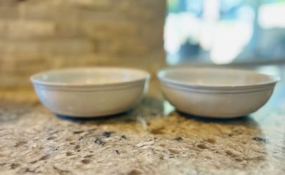Pottery Barn White Ceramic Bowls