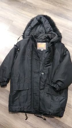 Womens Hooded Winter Jacket P.A. Originals Sz M