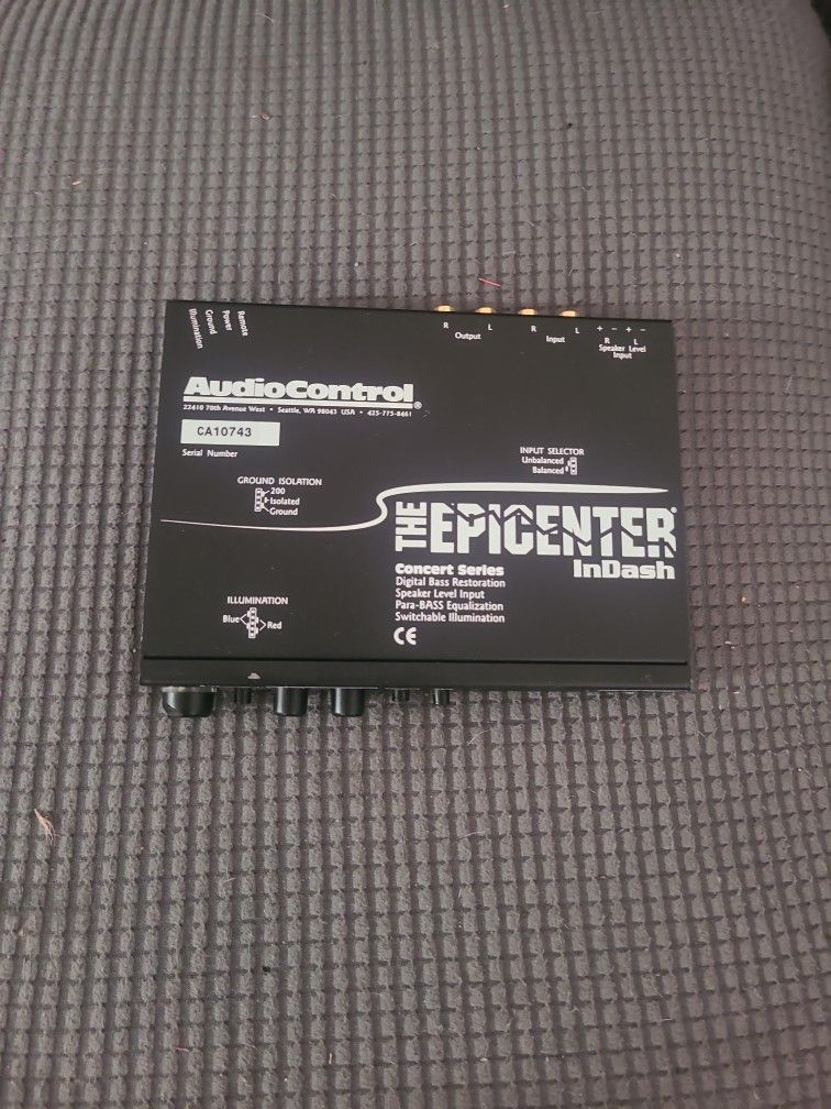 Audio Control In Dash Epicenter Great Condition