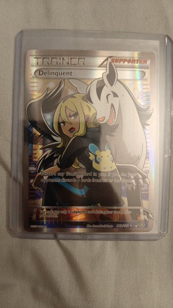 Pokemon Delinquent Full Art Card
