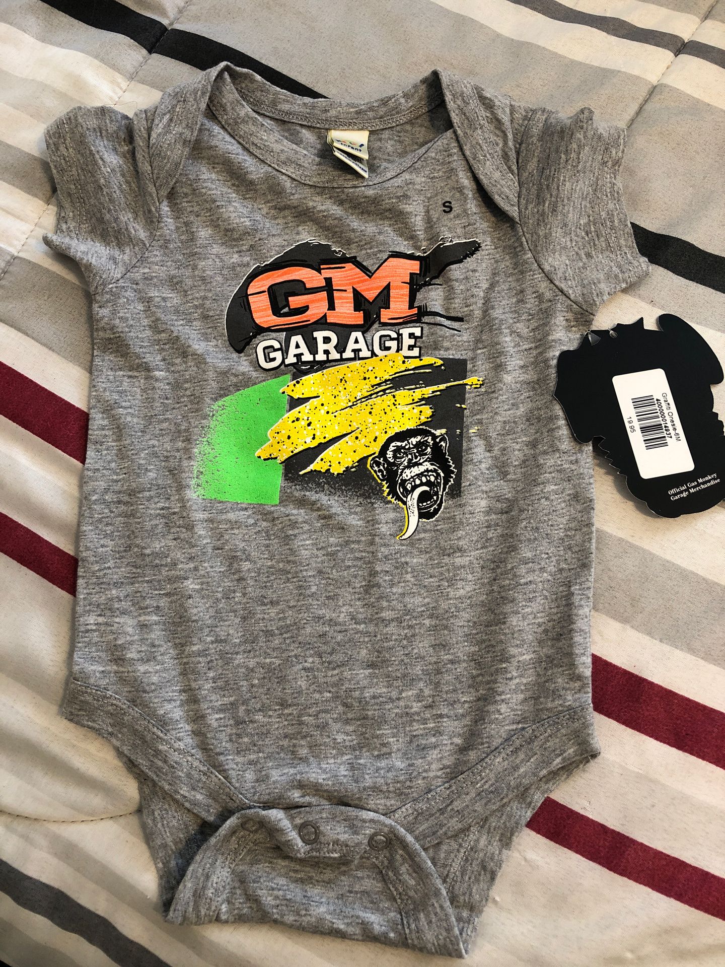 Gas monkey onesie