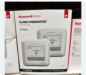 T4 PRO 2-Day Programmable Thermostat, 1/Heat 1/Cool - (2-Pack)