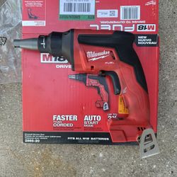 Milwaukee M18 Drywall Screwgun LIKE New!!  $120