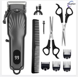 TOUPHY Hair Clipper/Rechargeable Hair Trimmer/Shaving Machine