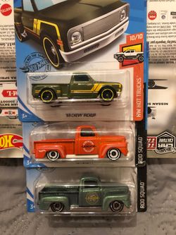 Hot wheels ‘49 fordF1 metal green and two more $10
