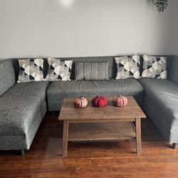Sectional Gray Sofa