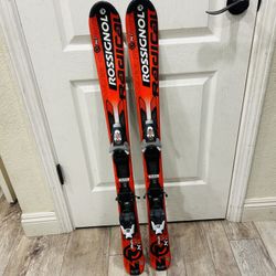 ROSSIGNOL SKIS WITH BINDINGS 100cm