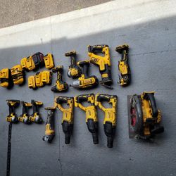 Set Of Dewalt 20v Tools