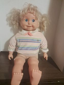 Vintage  cricket doll talks comes with one cassette tape untested