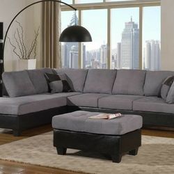 New grey sectional only 