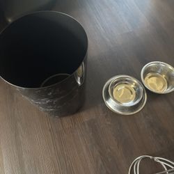 Trash Can ,toilet Paper Holder, Dog Bowls Set,spice Holders