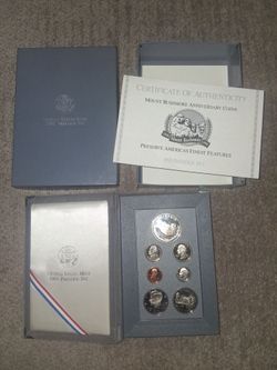 1991 US Mint Prestige Set Mount Rushmore