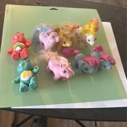 Vintage My Little Ponies And Carebears 